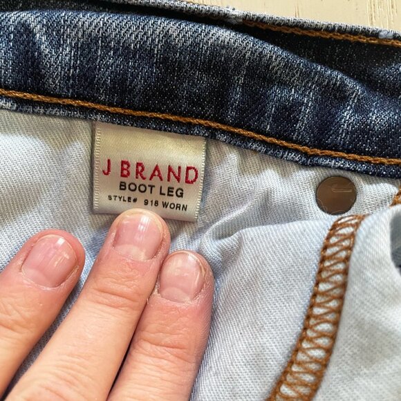 J Brand 918 Bootcut Jeans Dark Wash 27 - Picture 4 of 13